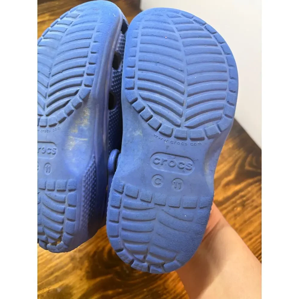 Crocs‎ Blue Clogs Size C11